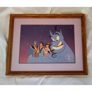 Aladdin And The King Of Thieves Disney Store Exclusive Lithograph 1996 Framed